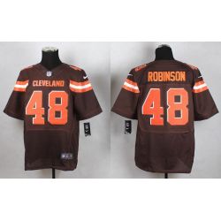 Cheap Gerell Robinson Browns Jersey From China #48 Brown 2015 new Elite