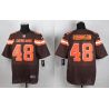 Cheap Gerell Robinson Browns Jersey From China #48 Brown 2015 new Elite