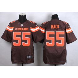 Cheap Alex Mack Browns Jersey From China #55 Brown 2015 new Elite