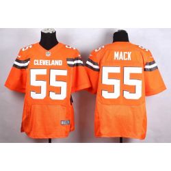 Cheap Alex Mack Browns Jersey From China #55 Orange 2015 new Elite