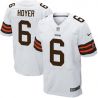 Cheap Brian Hoyer Browns Jersey From China #6 White Elite