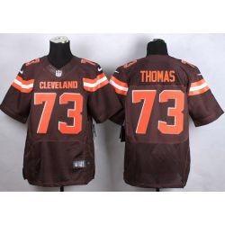 Cheap Joe Thomas Browns Jersey From China #73 Brown 2015 Elite