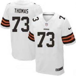 Cheap Joe Thomas Browns Jersey From China #73 White Elite