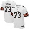 Cheap Joe Thomas Browns Jersey From China #73 White Elite