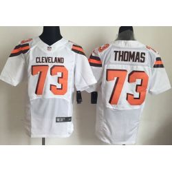 Cheap Joe Thomas Browns Jersey From China #73 White 2015 Elite