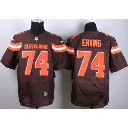 Cheap Cameron Erving Browns Jersey From China #74 Brown 2015 new Elite