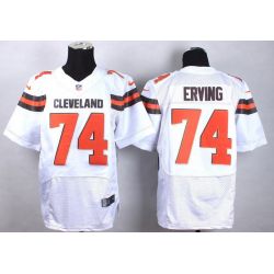 Cheap Cameron Erving Browns Jersey From China #74 White 2015 new Elite