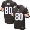 Cheap Dwayne Bowe Browns Jersey From China #80 Brown Elite