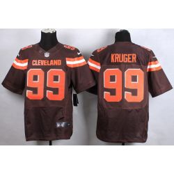 Cheap Paul Kruger Browns Jersey From China #99 Brown 2015 new Elite