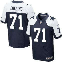 Cheap Lael Collins Cowboys Jersey From China #71 Blue Thanksgiving Elite