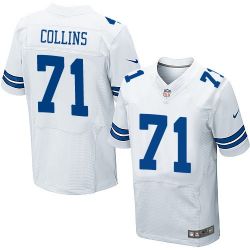 Cheap Lael Collins Cowboys Jersey From China #71 White Elite