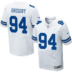 Cheap Randy Gregory Cowboys Jersey From China #94 White Elite
