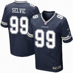 Cheap George Selvie Cowboys Jersey From China #99 Blue Elite
