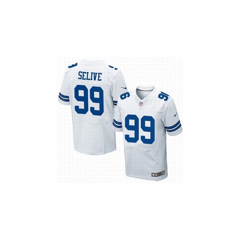 Cheap George Selvie Cowboys Jersey From China #99 White Elite Cheap George Selvie Cowboys Jersey From China #99 White Elite