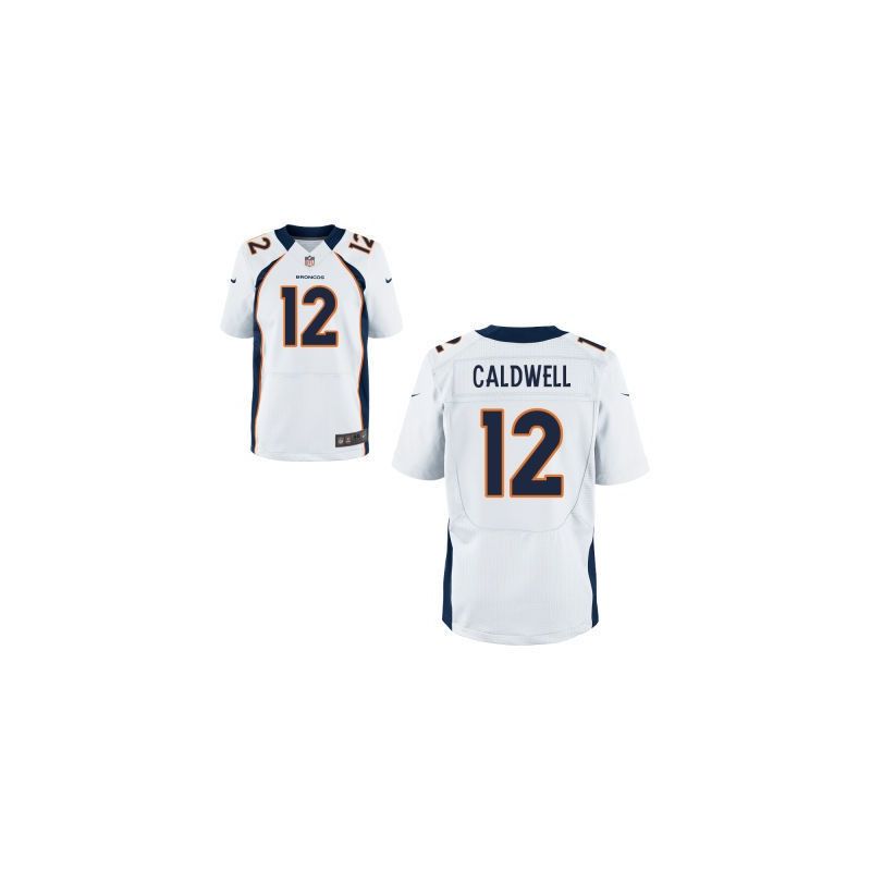 Cheap Andre Caldwell Broncos Jersey From China #12 White Elite Cheap Andre Caldwell Broncos Jersey From China #12 White Elite
