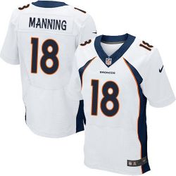 Cheap Peyton Manning Broncos Jersey From China #18 White new Elite