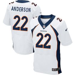 Cheap CJ Anderson Broncos Jersey From China #22 White Elite