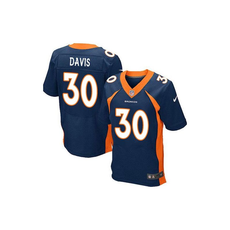 Cheap Terrell Davis Broncos Jersey From China #30 Blue Elite Cheap Terrell Davis Broncos Jersey From China #30 Blue Elite