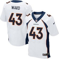 Cheap TJ Ward Broncos Jersey From China #43 White Elite