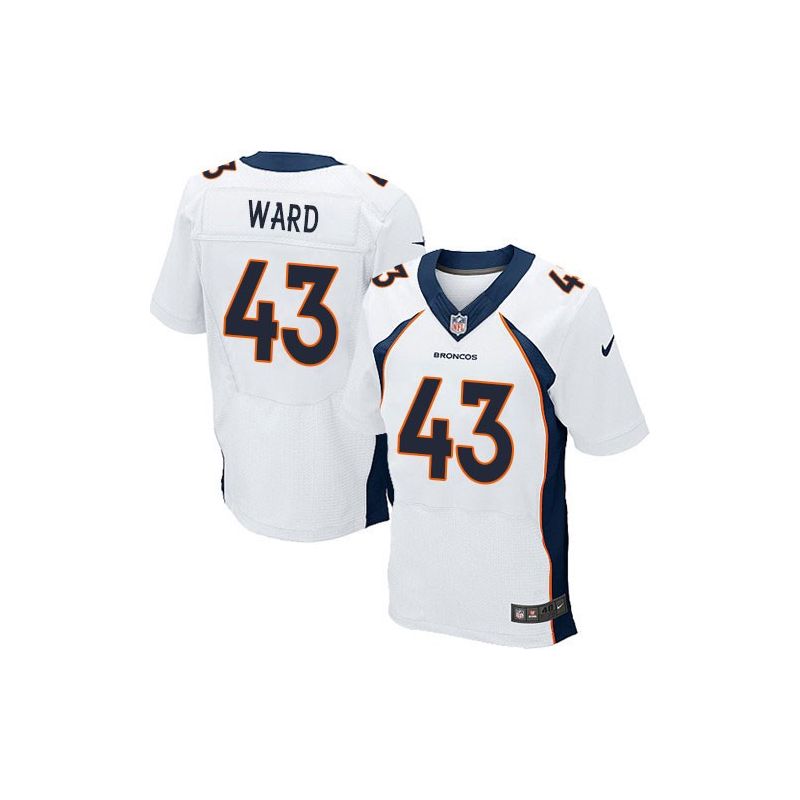 Cheap TJ Ward Broncos Jersey From China #43 White Elite Cheap TJ Ward Broncos Jersey From China #43 White Elite