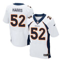 Cheap Jerrell Harris Broncos Jersey From China #52 White 2013 Elite