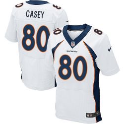 Cheap James Casey Broncos Jersey From China #80 White Elite