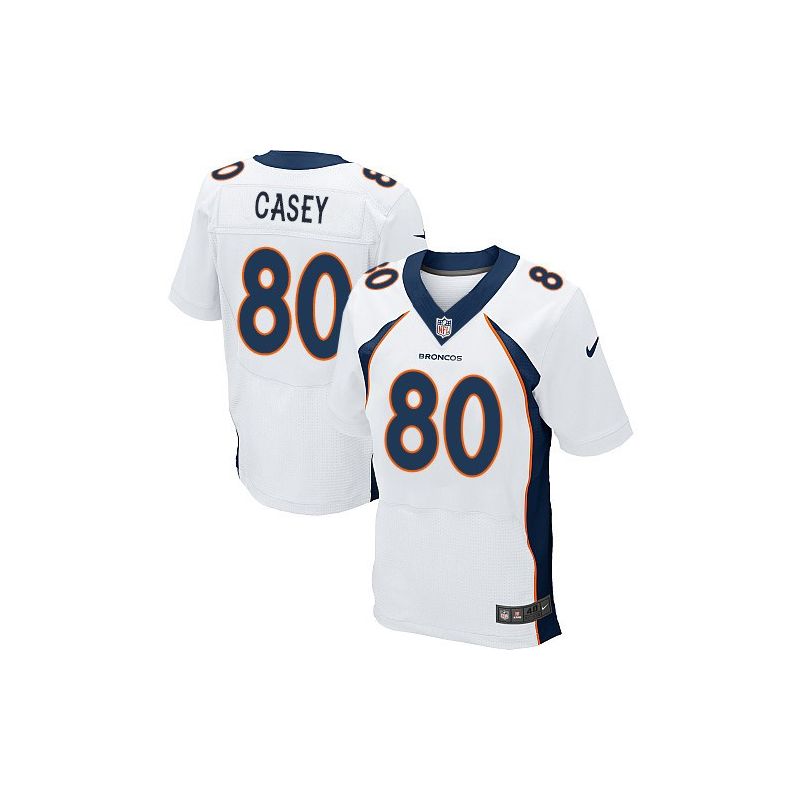 Cheap James Casey Broncos Jersey From China #80 White Elite Cheap James Casey Broncos Jersey From China #80 White Elite