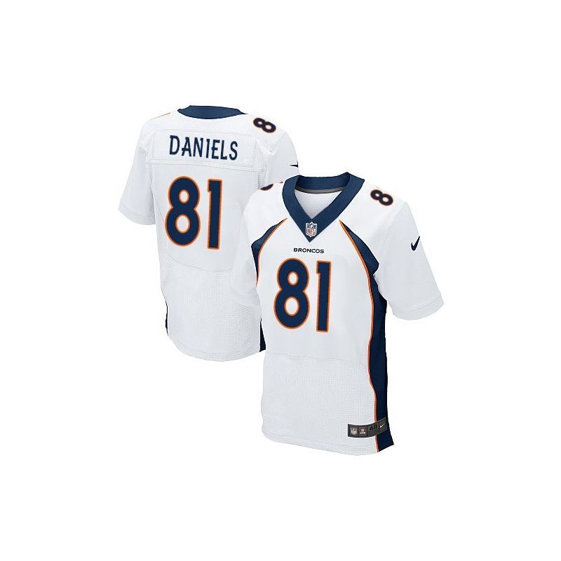 Cheap Owen Daniels Broncos Jersey From China #81 White Elite Cheap Owen Daniels Broncos Jersey From China #81 White Elite