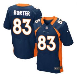 Cheap David Porter Broncos Jersey From China #83 Blue Elite