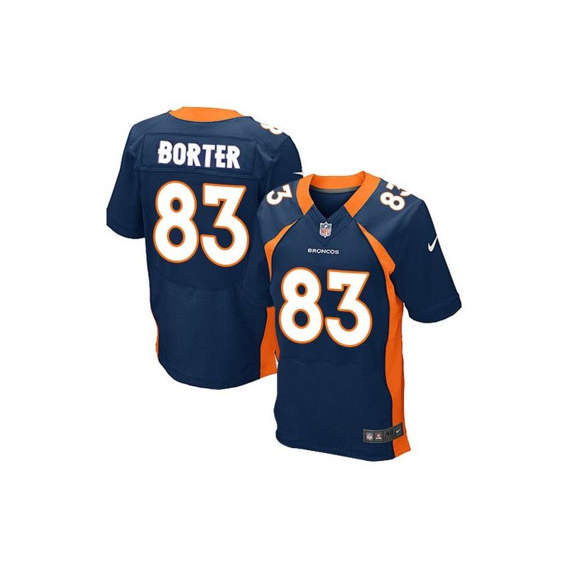 Cheap David Porter Broncos Jersey From China #83 Blue Elite Cheap David Porter Broncos Jersey From China #83 Blue Elite
