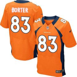 Cheap David Porter Broncos Jersey From China #83 Orange Elite
