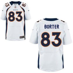 Cheap David Porter Broncos Jersey From China #83 White Elite
