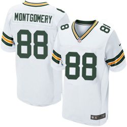 Cheap Ty Montgomery Packers Jersey From China #88 White Elite