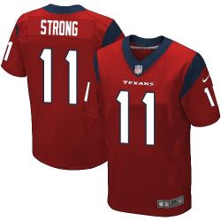 Cheap Jaelen Strong Texans Jersey From China #11 Red Elite