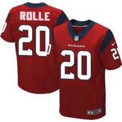 Cheap Jumal Rolle Texans Jersey From China #20 Red Elite