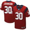 Cheap Kevin Johnson Texans Jersey From China #30 Red Elite