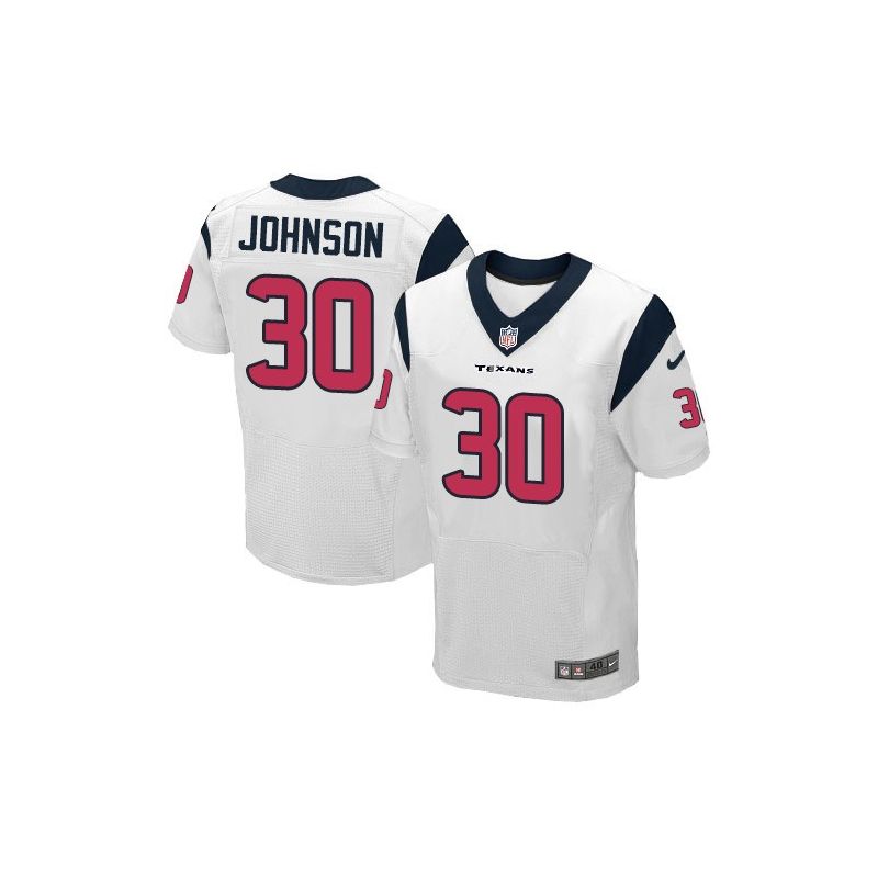 Cheap Kevin Johnson Texans Jersey From China #30 White Elite Cheap Kevin Johnson Texans Jersey From China #30 White Elite