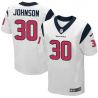 Cheap Kevin Johnson Texans Jersey From China #30 White Elite
