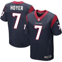 Cheap Brian Hoyer Texans Jersey From China #7 Blue Elite