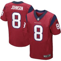 Cheap Will Johnson Texans Jersey From China #8 Red Elite