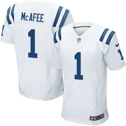 Cheap Pat Mcafee Colts Jersey From China #1 White Elite