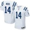 Cheap Hakeem Nicks Colts Jersey From China #14 White Elite
