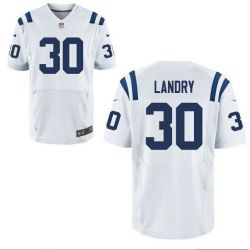 Cheap LaRon Landry Colts Jersey From China #30 White Elite