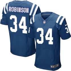 Cheap Josh Robinson Colts Jersey From China #34 Blue Elite