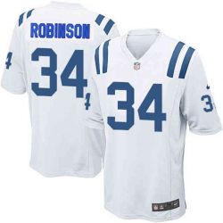 Cheap Josh Robinson Colts Jersey From China #34 White Elite