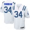 Cheap Josh Robinson Colts Jersey From China #34 White Elite