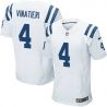 Cheap Adam Vinatieri Colts Jersey From China #4 White Elite