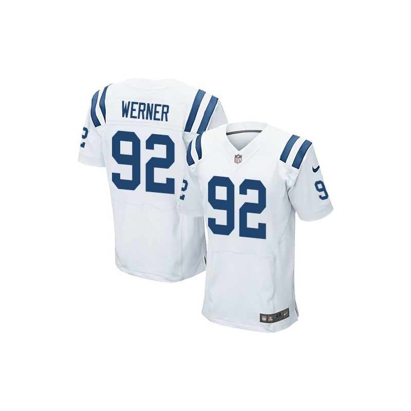 Cheap Bjoern Werner Colts Jersey From China #92 White Elite Cheap Bjoern Werner Colts Jersey From China #92 White Elite