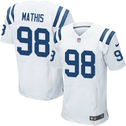 Cheap Robert Mathis Colts Jersey From China #98 White Elite