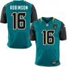Cheap Denard Robinson Jaguars Jersey From China #16 Green 2014 new Elite